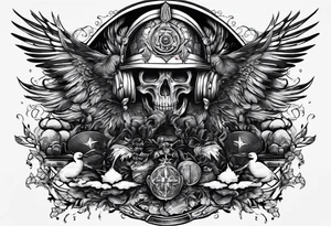 A war in the mind tattoo idea