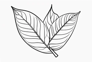 unique small feminine minimalist leaftattoo tattoo idea