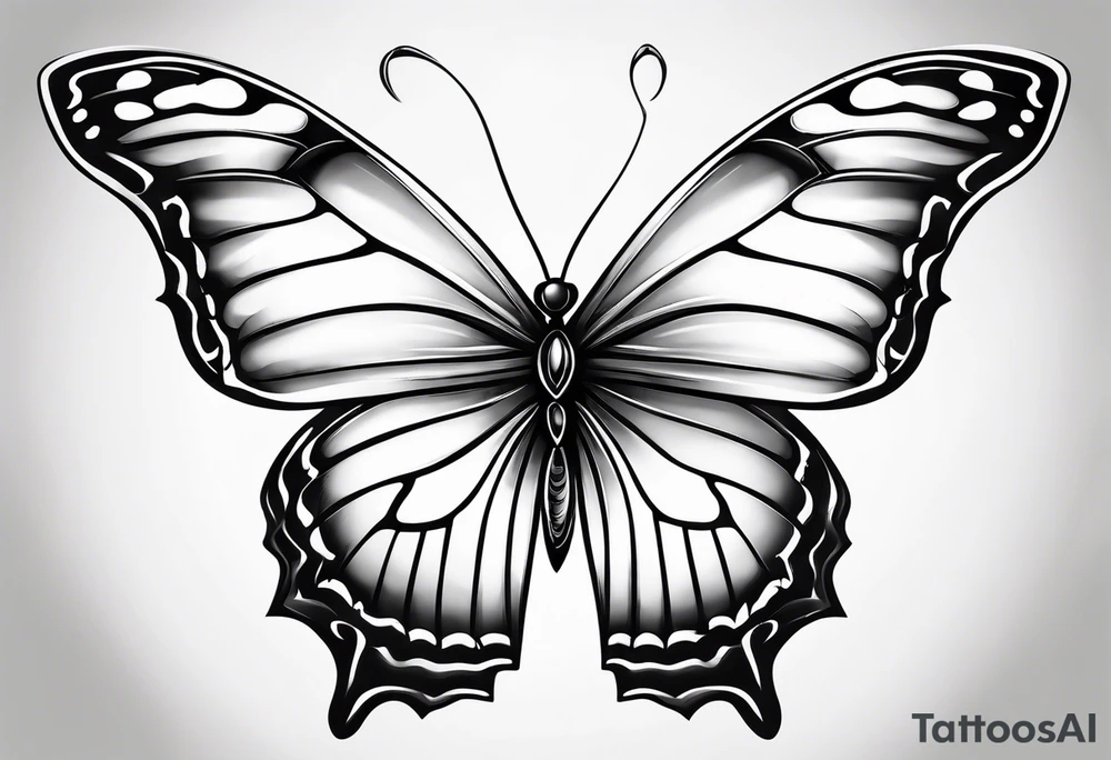 buck tick  butterfly tattoo idea