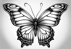 buck tick  butterfly tattoo idea