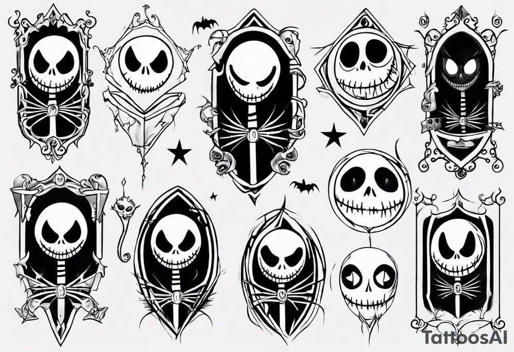 jack skellington tattoo idea