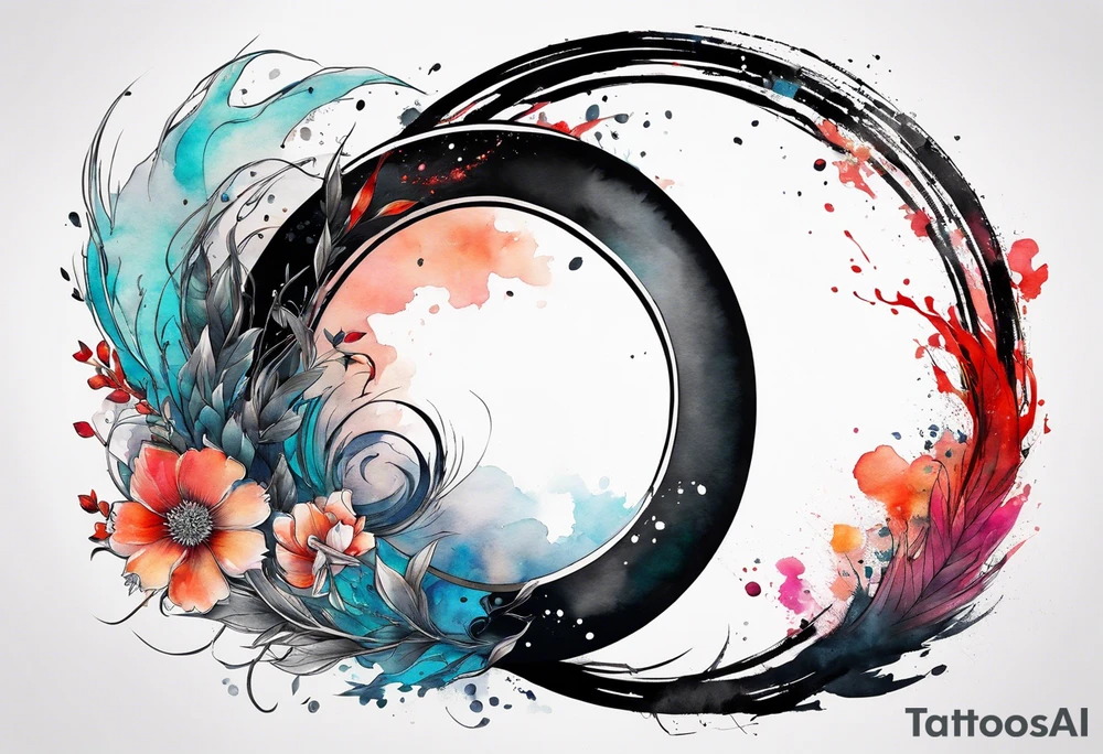 Enso with "integrity" tattoo idea
