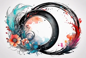 Enso with "integrity" tattoo idea