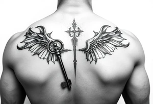 He still holds the key tattoo idea
