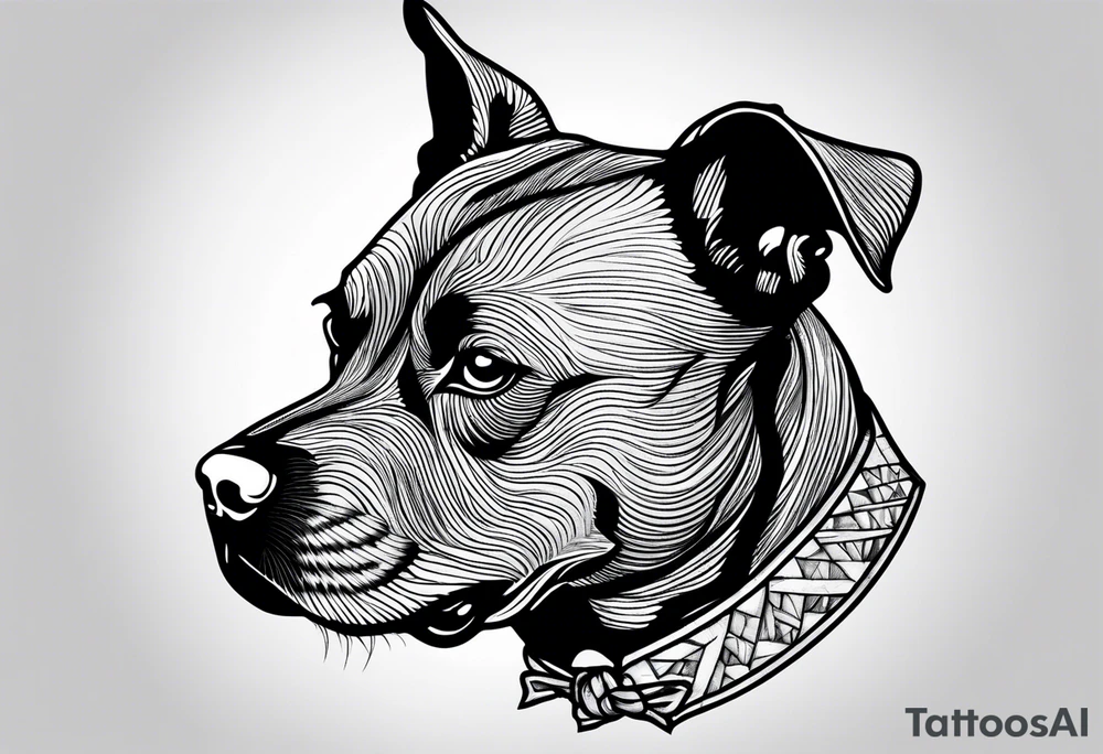 punk rock
 pitbull tattoo idea