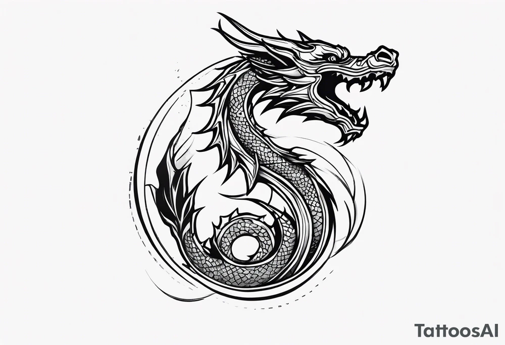 Dragon tattoo idea