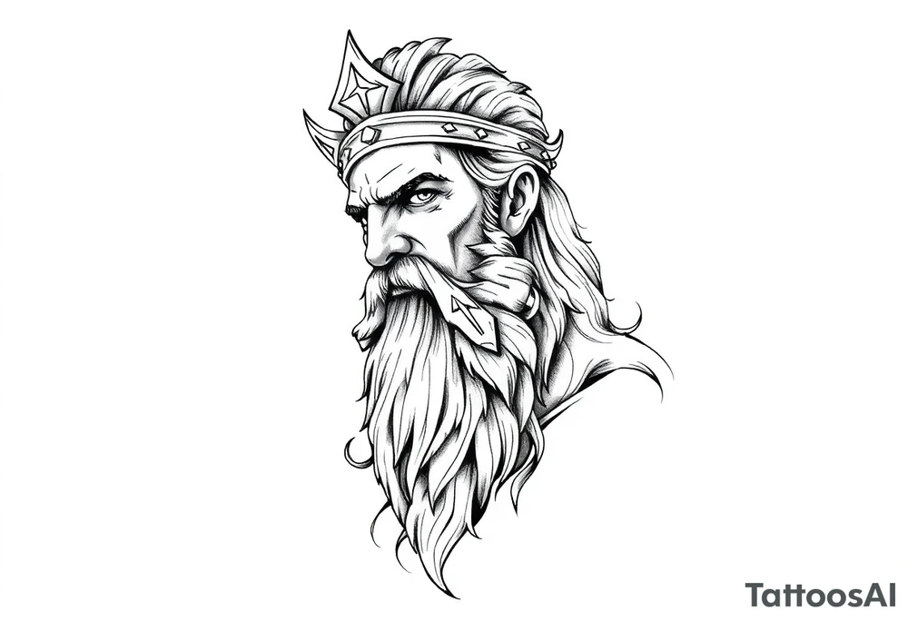 GREEK GOD tattoo idea