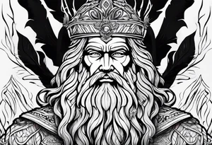 zeus tattoo idea