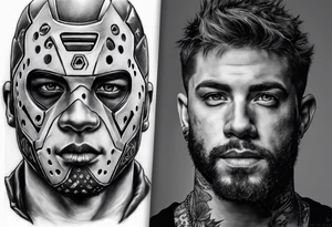 JASON FRIDAY 13 WITH DAGER tattoo idea