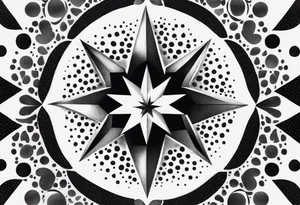 y2k star tattoo idea