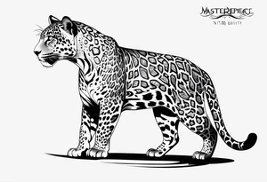 Jaguar tattoo idea