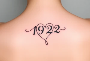 Heart with 192 in the middle and a L connected to the end of teh heart tattoo idea