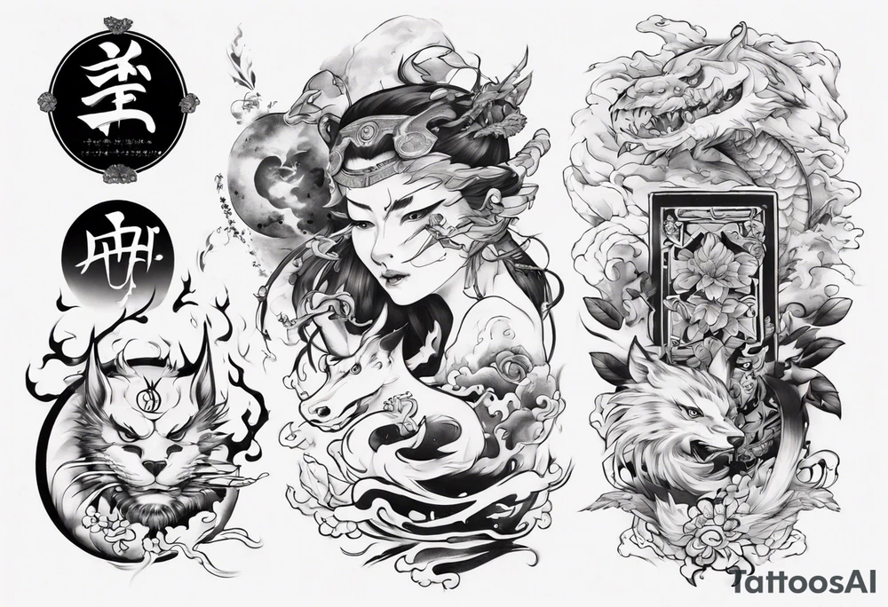 combining E and H tattoo idea