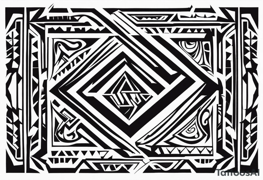 discipline consistency tribal tattoo idea