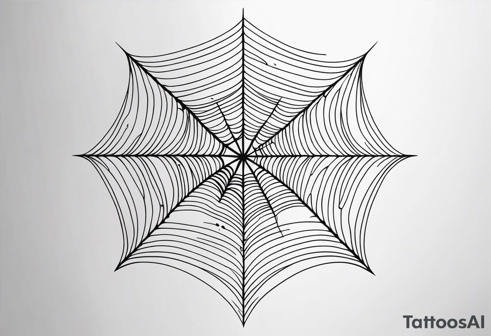 Spider Web tattoo idea