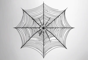 Spider Web tattoo idea