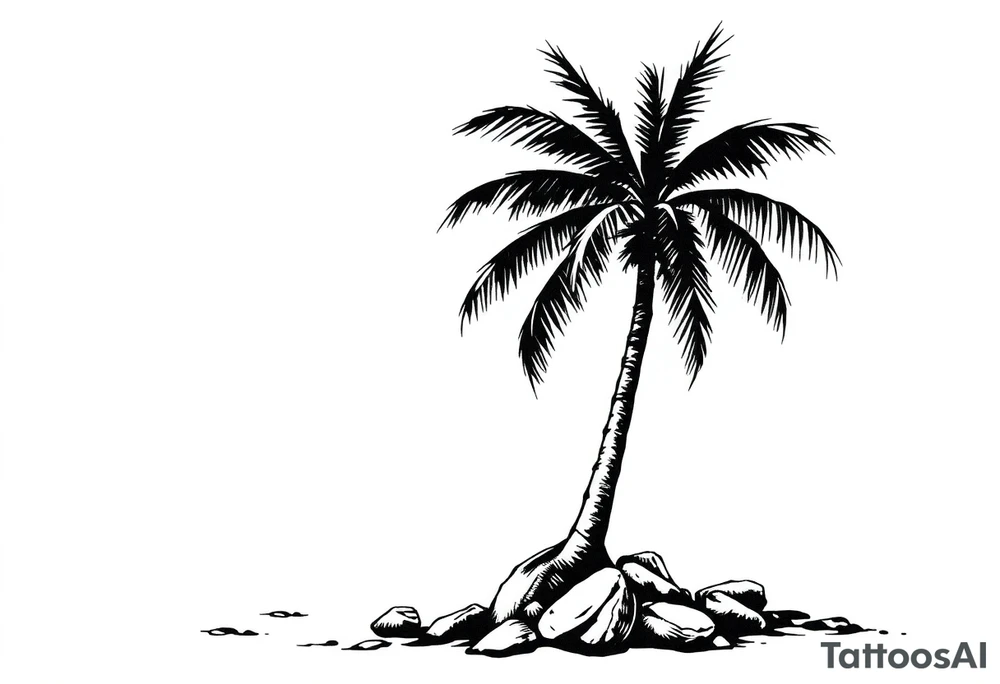 an image that represent jamaica island life tattoo idea