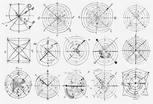 The mathematical friendship graph from graph theory that is cute tattoo idea