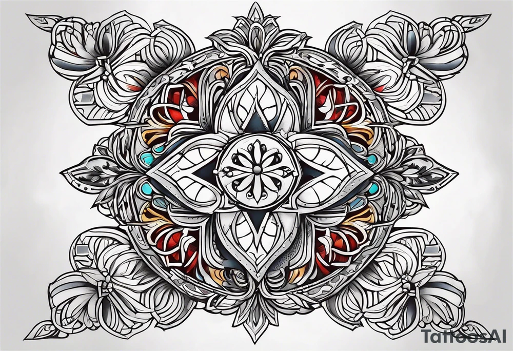 Slavic ornamentation tattoo idea