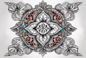 Slavic ornamentation tattoo idea