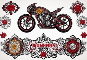 IRONMAN run bike swim logo tatoo tattoo idea