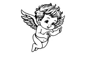 cherub tattoo idea