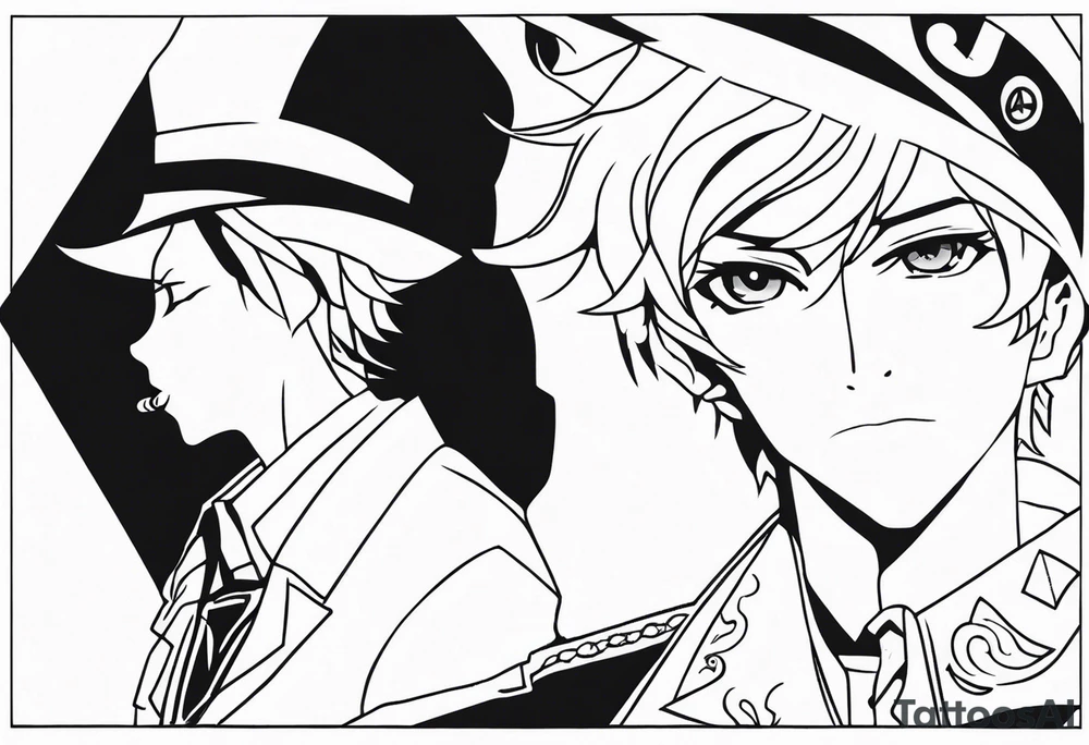 Chuuya Nakahara minimalistic tattoo tattoo idea