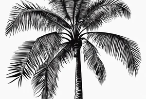 Palm tattoo idea