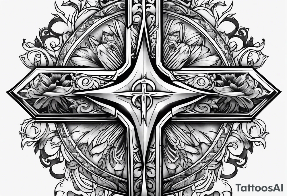 cross tattoo idea
