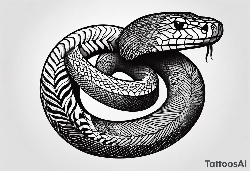 I want a snake tattoo for my ribs tattoo idea