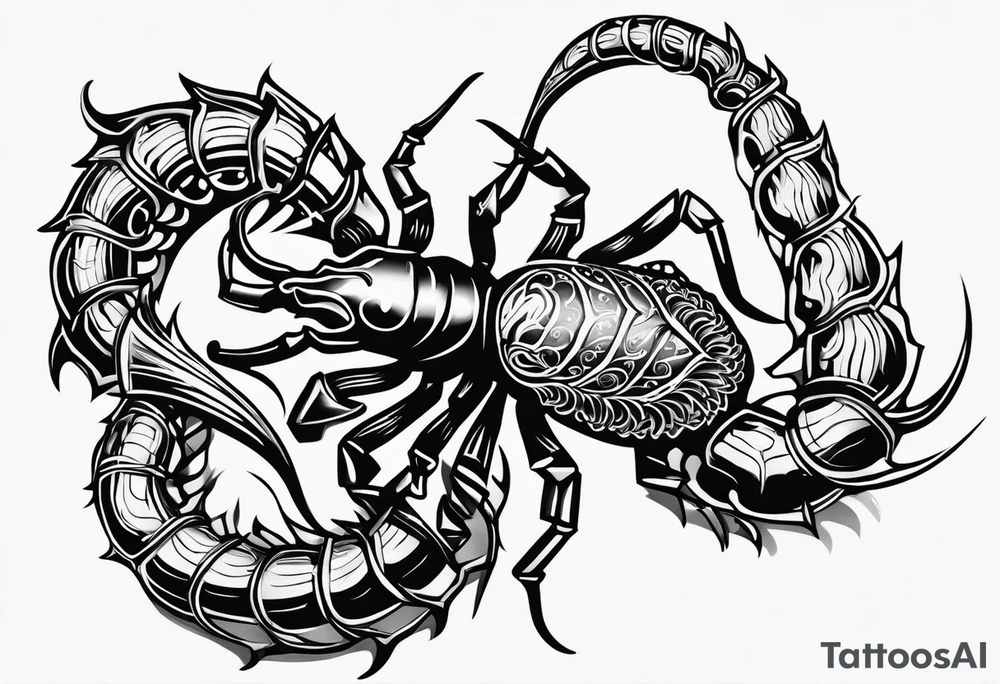scorpio tattoo idea