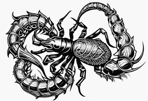 scorpio tattoo idea