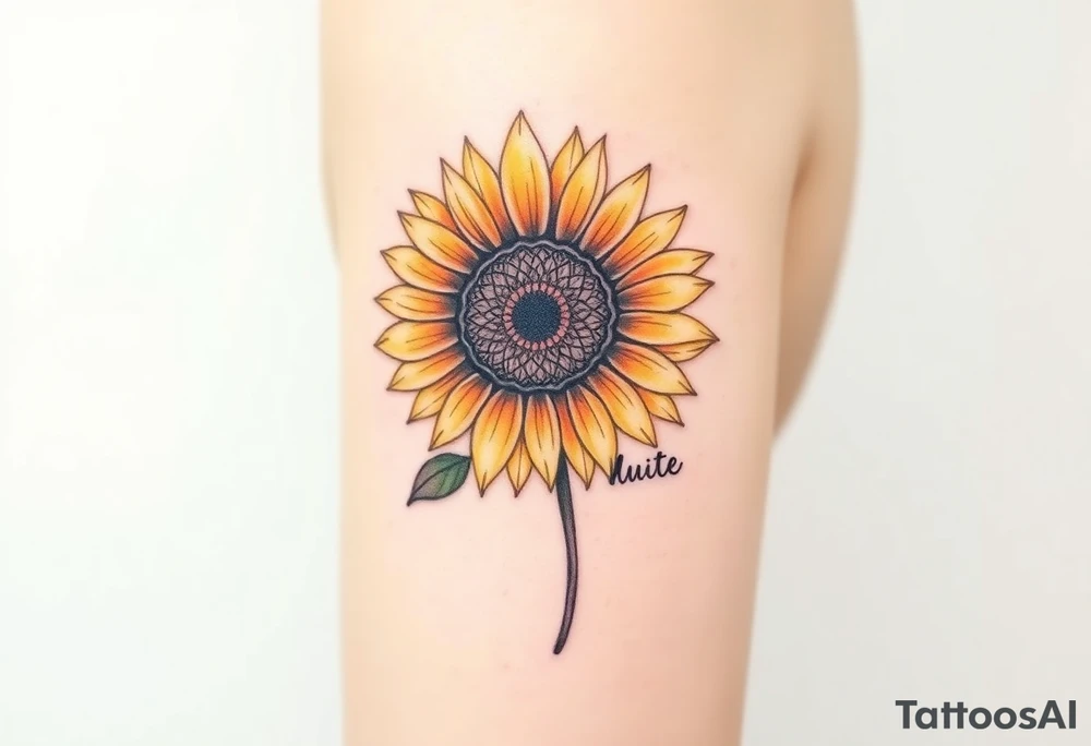 Quotes 
paintbrush
Sunflower tattoo idea