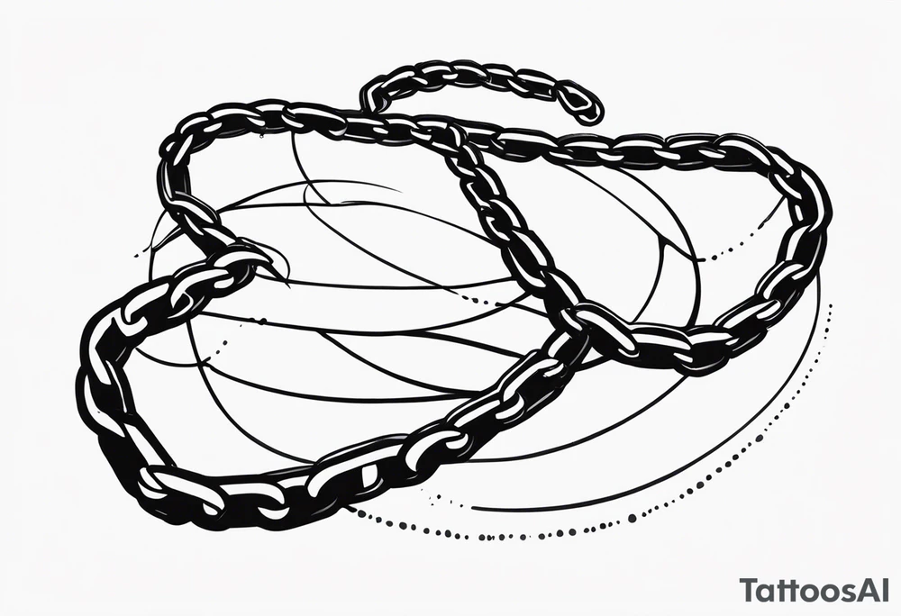 chain tattoo idea