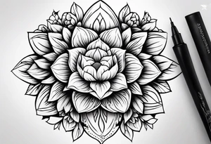 Lampada quebrada saindo flores de dentro e com alguma referência ao xadrez tattoo idea