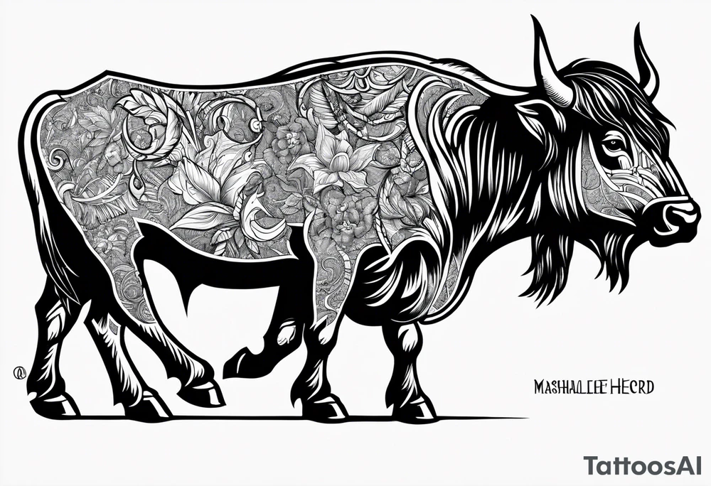 Marshall thundering herd tattoo idea