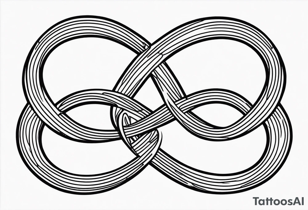 Double infinity symbol with TB5 shown once inside symbol tattoo idea Double infinity symbol with TB5 shown once inside symbol tattoo idea