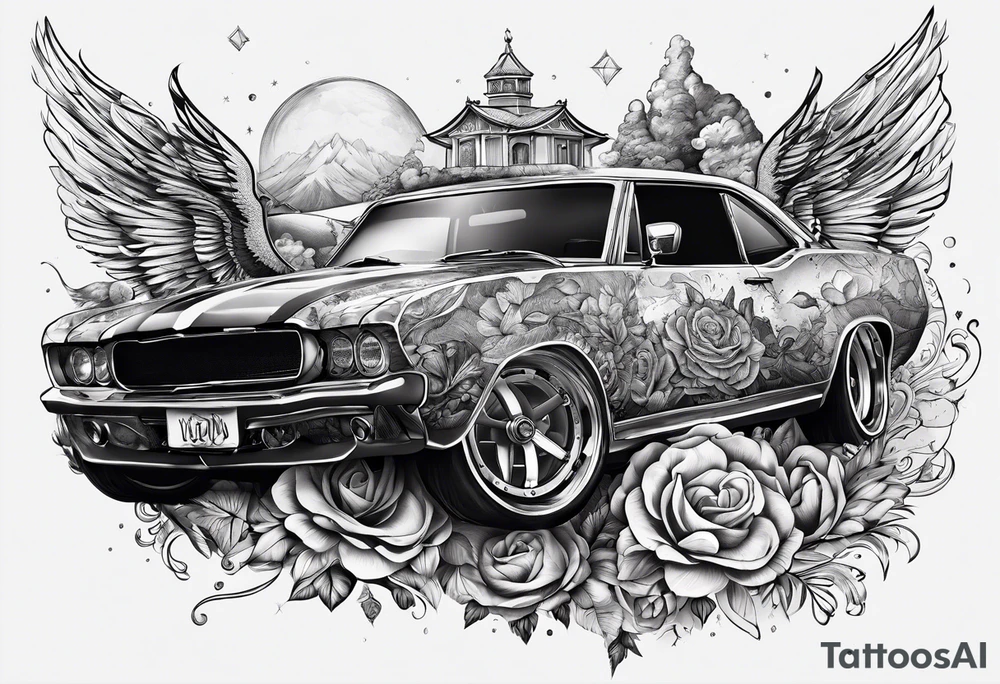 mundo explodindo tattoo idea