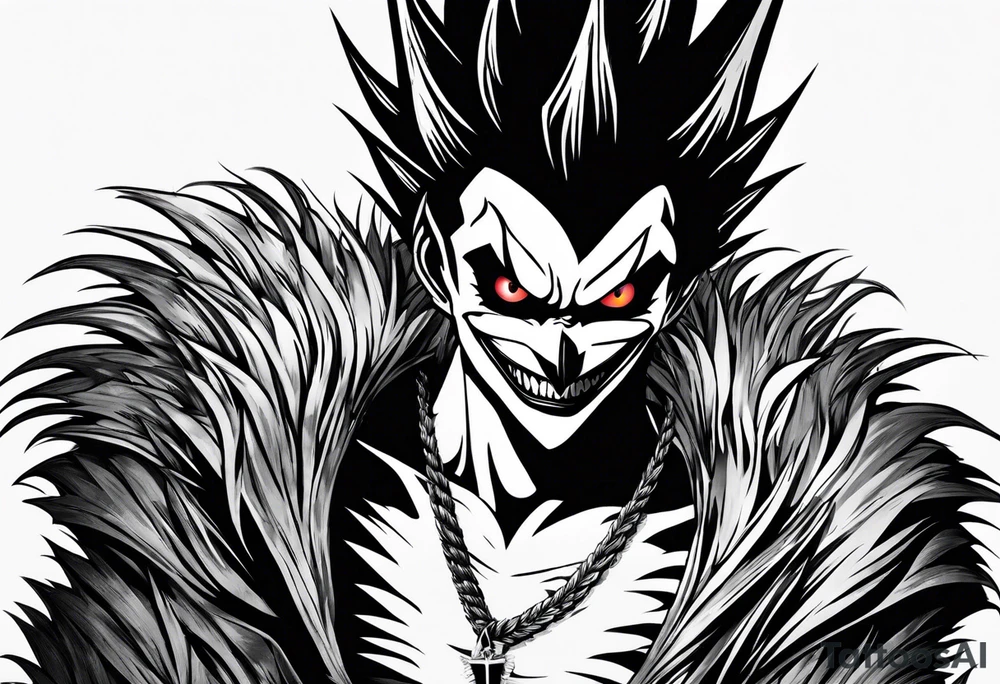 ryuk from death note tattoo idea