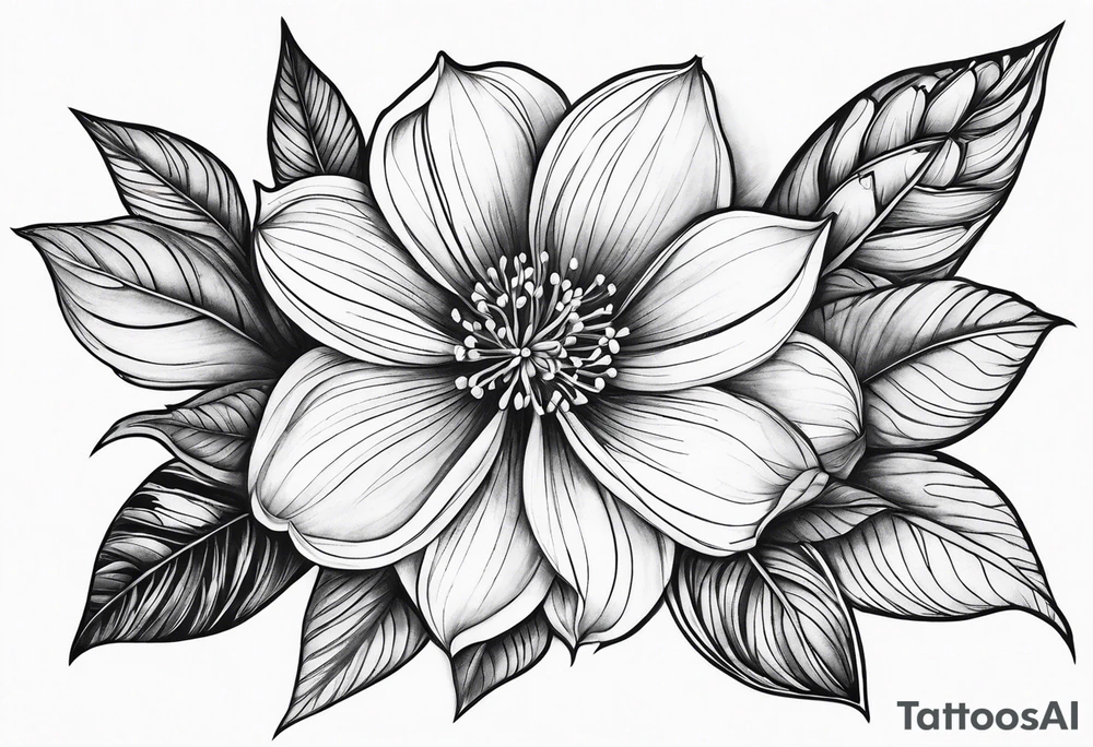 Flowers tattoo idea