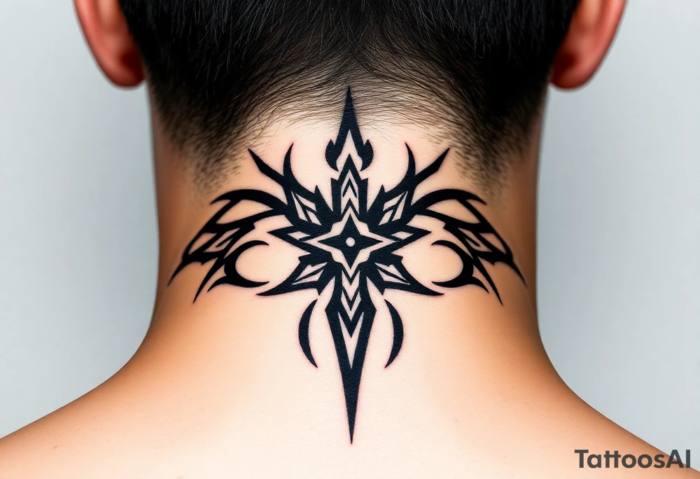 Mroczny, agresywny, ponury tattoo idea