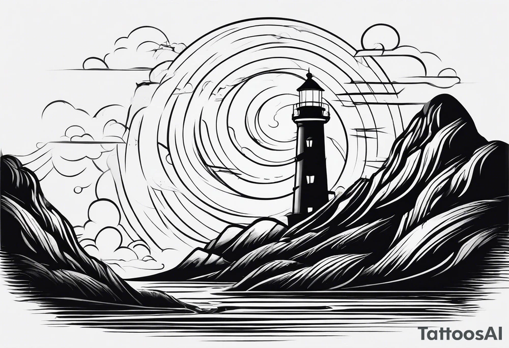Lightning bolt tattoo idea