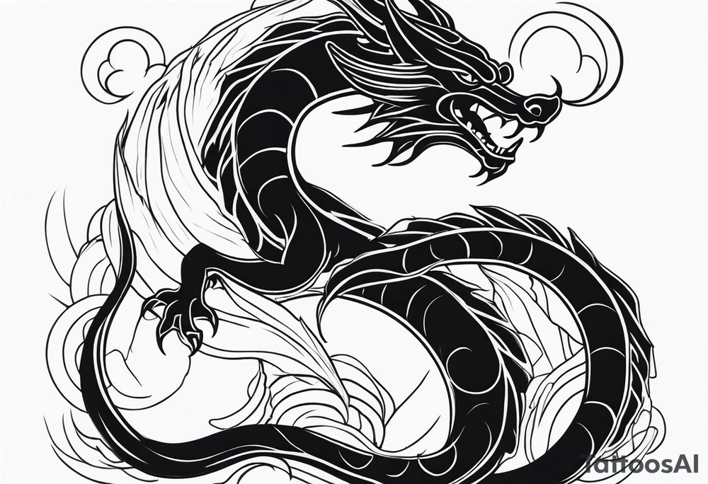 dragon tattoo idea