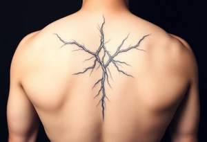 Lightning storm tattoo idea