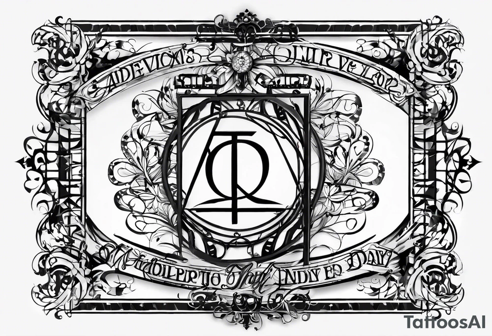 Black and white, incorporating roman numerals for June, 12,2012. This is my son and mine's adoption day, our "forever and ever day" Likely placement will be forearm and or wrist for me, small and linear design tattoo idea