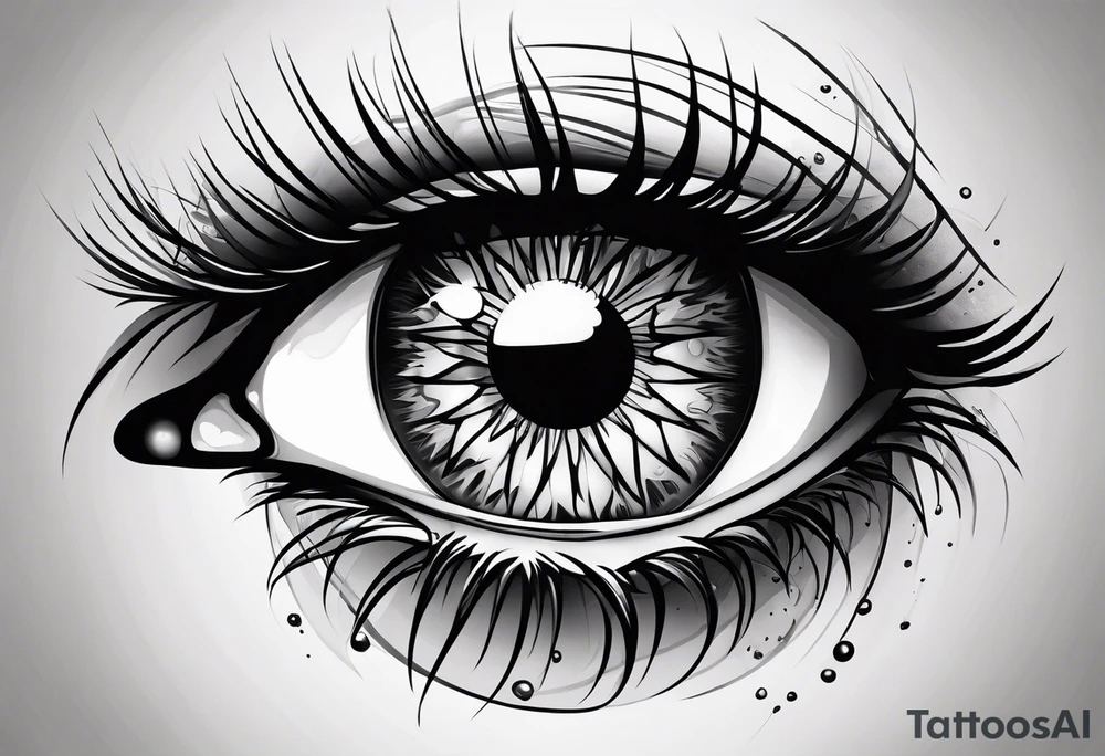 Eye ball tattoo idea