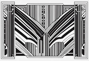 Art Deco Patterns STRIPES tattoo idea