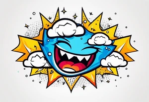 Thunderstorms tattoo idea