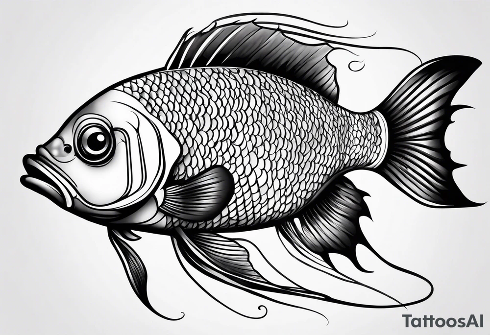 tattoo half sleeve fish tattoo idea