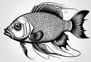 tattoo half sleeve fish tattoo idea